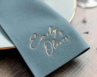 Personalized napkins, Soft linen like napkins disposable, Personalized napkins, DINNER,napkins, Wedding napkins, Decorpress