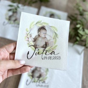 Personalized Napkins Wedding, Custom logo napkins, Colorful Monogram Napkins, Cocktail Napkins, Photo Napkins,  Dinner napkins, Guest towels