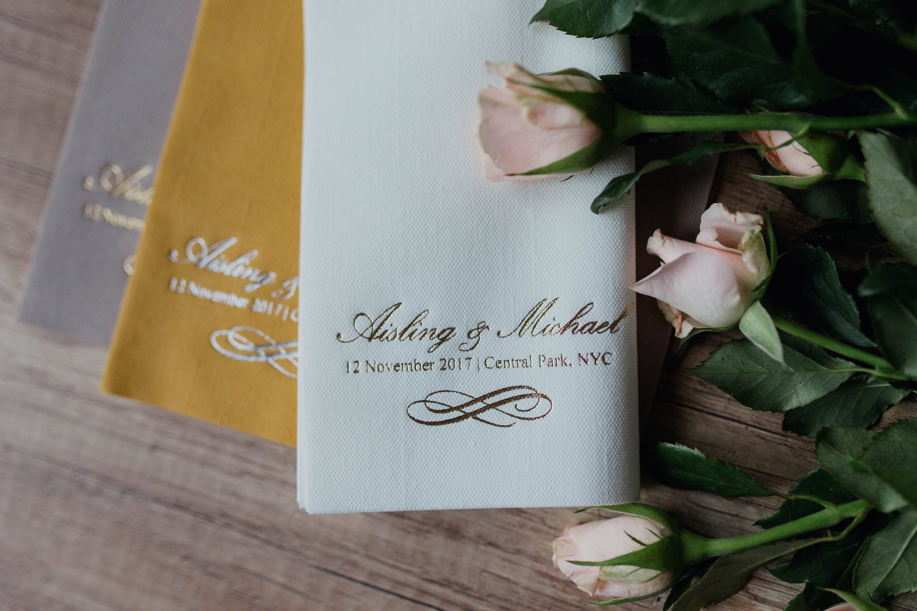 30 Personalized Napkins Soft Linen Quality Custom DINNER Etsy