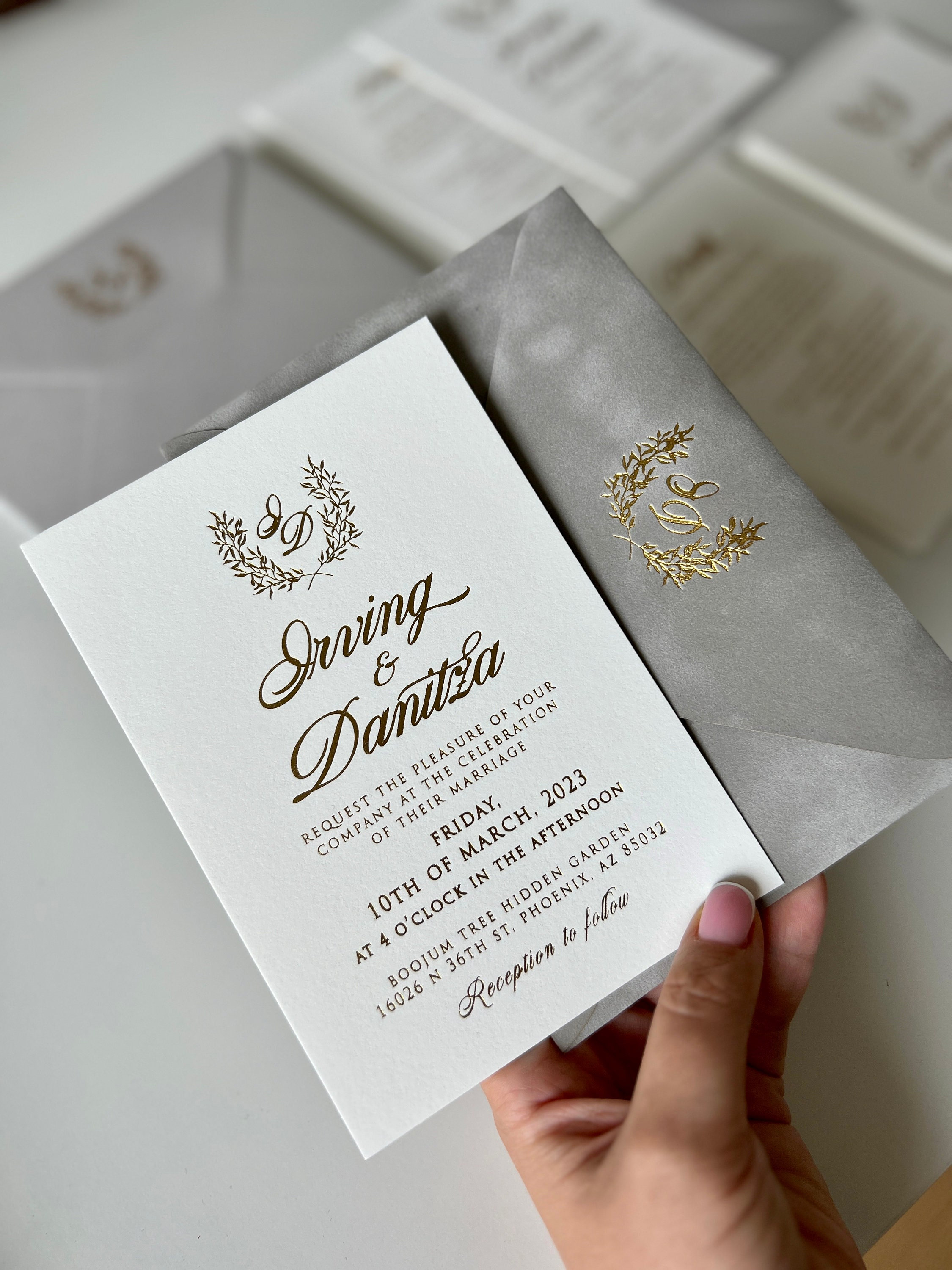 Invitation Cards, Wedding Invitations With Minimalist Design