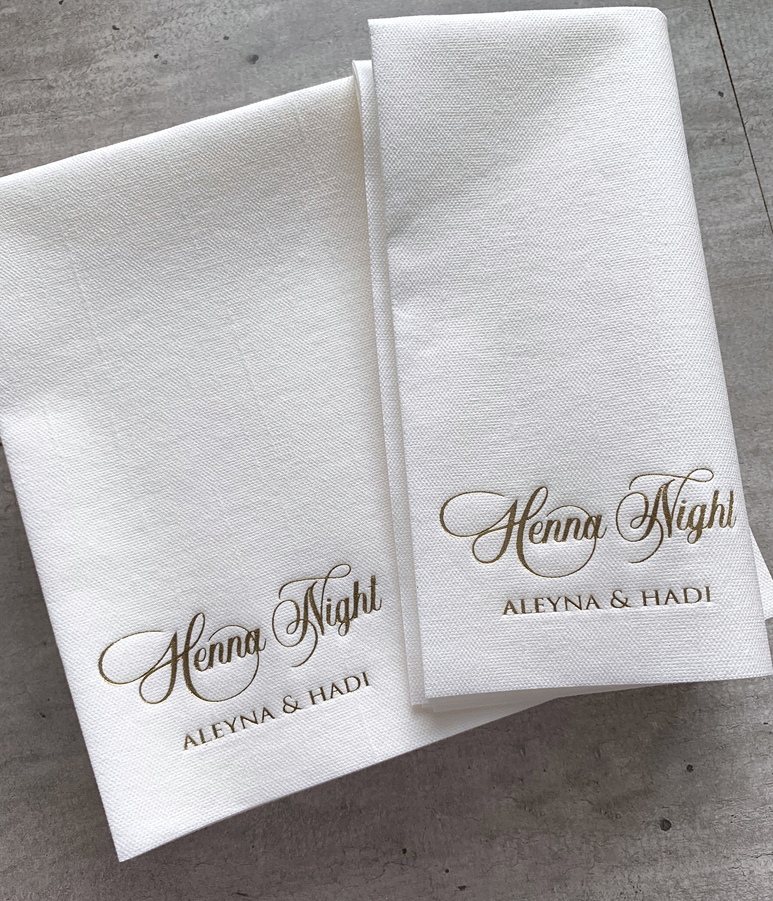Personalized napkins, Soft linen like napkins disposable, Gold foil, Personalized napkins, DINNER,napkins, Wedding napkins, Decorpress