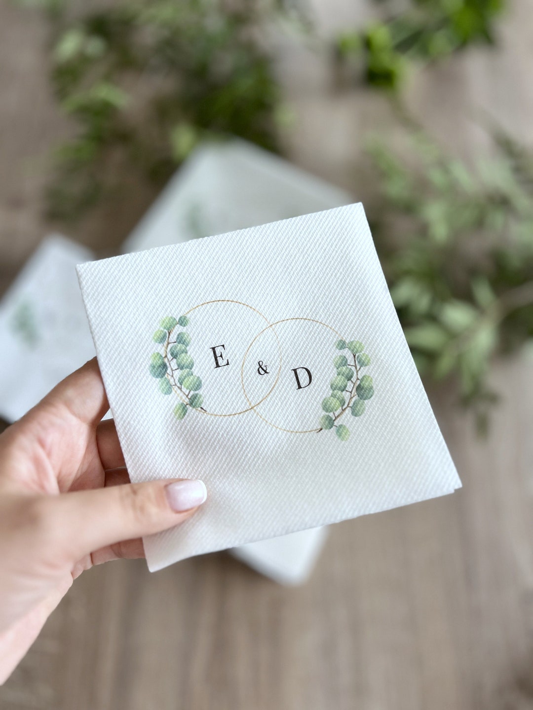 Colorful Monogram Napkins Full Color Cocktail Napkins Etsy Ireland