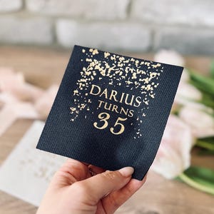 Geburtstag Servietten, Personalisierte Servietten, Happy Birthday, Geburtstag Feier, Geburtstag, Servietten, Decorpress
