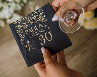 Personalized napkins birthday, Happy Birthday, Birthday Party, Event Napkins, Napkins, Cheers, Custom Napkins, Decorpress