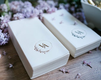 Custom Linen-Like Guest Towels, Guest napkins, Housewarming Party, Wedding Napkins, Powder Room Napkins, Guest Bathroom Towels, Decorpress