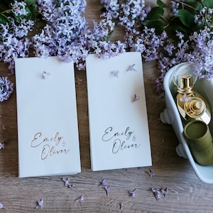 Toalhas de linho personalizadas para convidados, guardanapos para convidados, festa de inauguração, guardanapos para casamento, guardanapos para lavabo, toalhas para banheiro de hóspedes, Decorpress