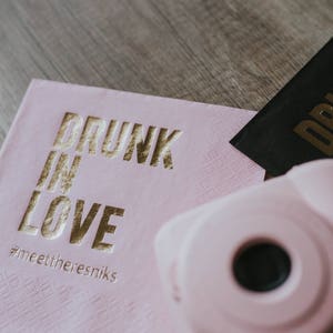 Personalized Napkins, Drunk in love, Personalized Napkins, Custom Napkins, Wedding Napkins, Monogramed Napkins, cocktail napkins