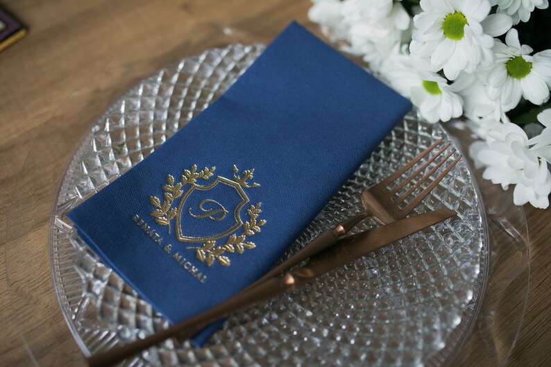 Personalized Napkins Soft Linen Like Napkins Disposable Etsy