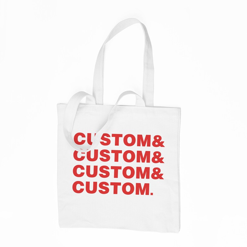 Reusable Shopping Bag Custom Names Tote Bag Customised Shopping Bag Personalized Tote