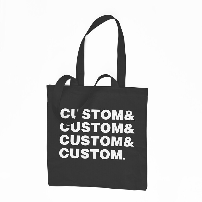 Reusable Shopping Bag Custom Names Tote Bag Customised Shopping Bag Personalized Tote