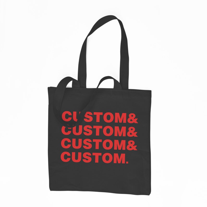 Reusable Shopping Bag Custom Names Tote Bag Customised Shopping Bag Personalized Tote