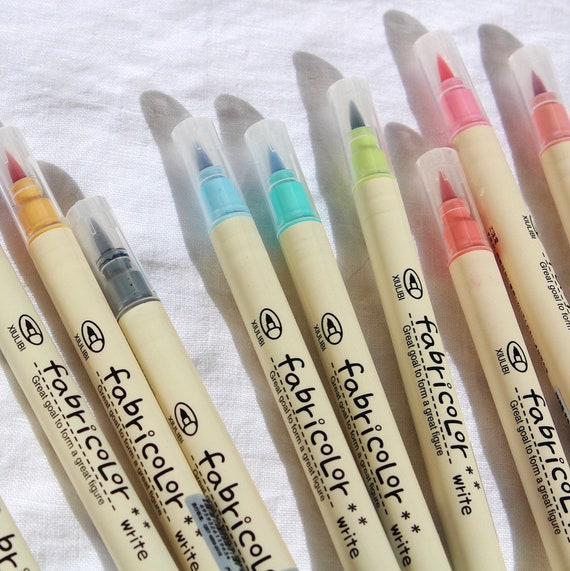 BRUSH MARKERS 10pc Set Calligraphy Markers, Soft Brush Pen, Brush  Lettering, Felt Tip Pastel Markers, Scrapbook, Planner, Calligraphy Pens 