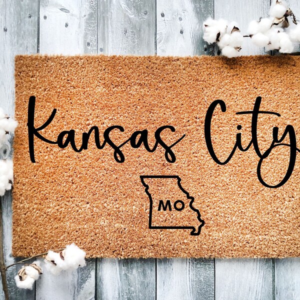 Kansas City Chiefs Door Mat Etsy