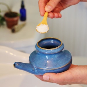 Baraka Handmade Ceramic Neti Pot Assorted Colors image 6