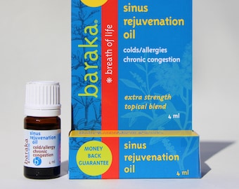 Baraka Sinus Rejuvenation Oil Organic Aromatherapy Oil 4ml