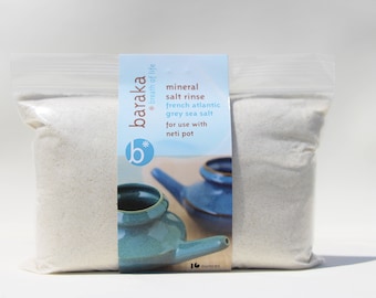 Baraka Mineral Sea Salt Rinse 16oz- French Atlantic Sea Salt