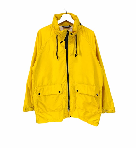 Rare!! Sportsmaster plain yellow vintage 80s parka