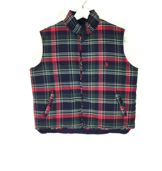 Rare!! Polo ralph lauren plaid checkered vintage r