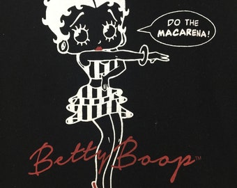 Rare!!Betty boop do the macarena vintage 90s sweatshirtcartoon fashioncartoon characterspanish dance