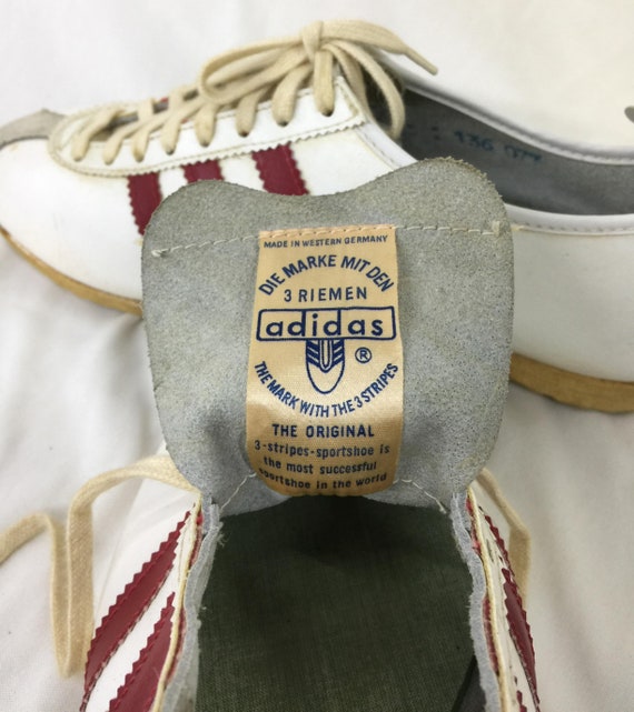 Super seltene 60er 70er Jahre Vintage Adidas Wien Schuhe hergestellt in Westdeutschland Super seltene 60er 70er Jahre Vintage Adidas Wien Schuhe hergestellt in Westdeutschland