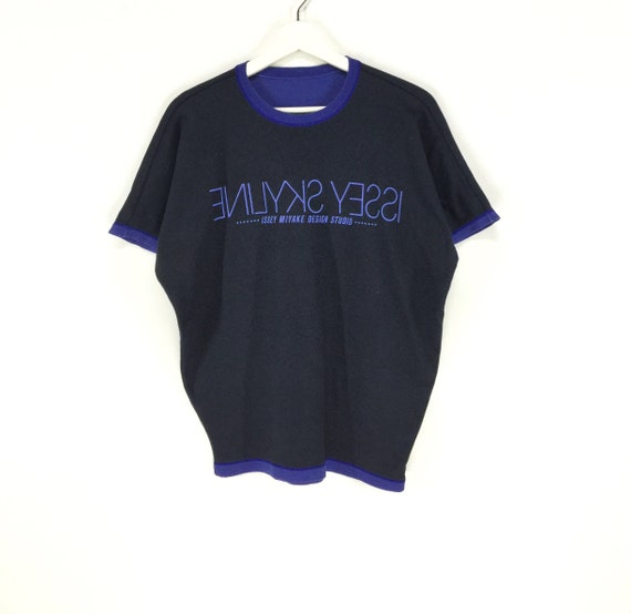 Rare!! Issey skyline spell out big logo vintage ri