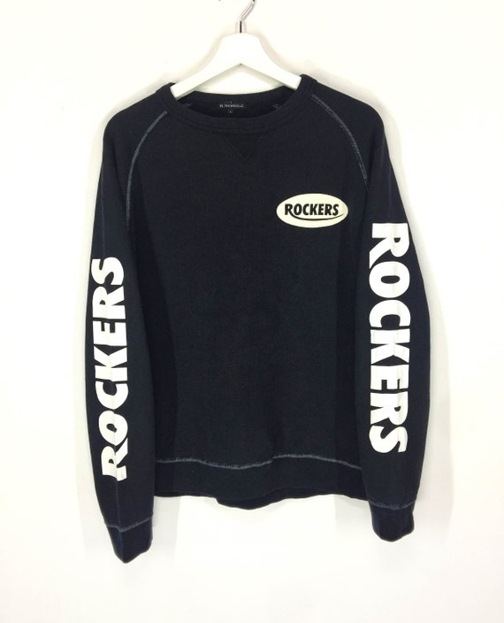 Rare!!R.newbold rockers spellout sweatshirt/design