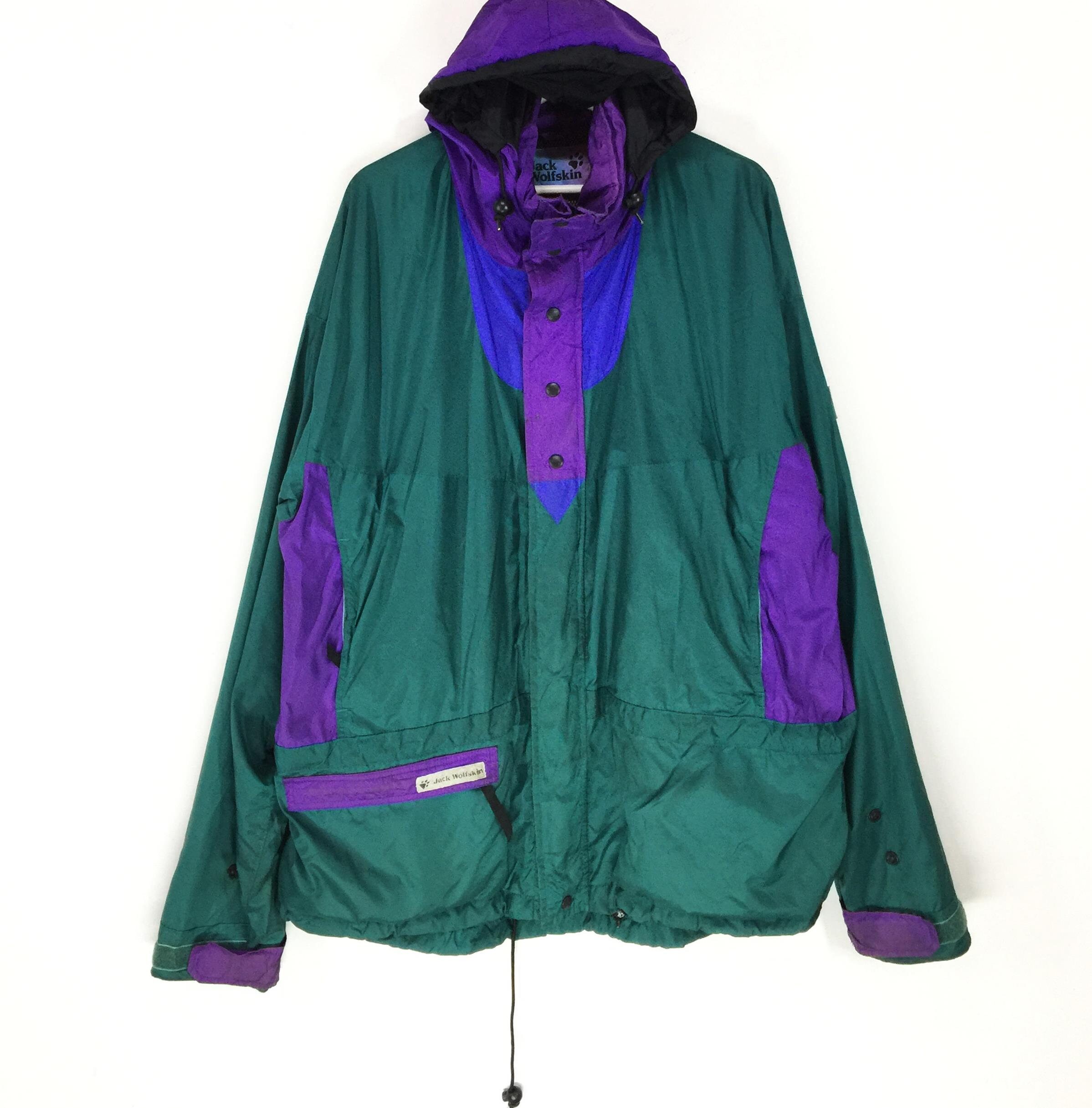 jack wolfskin purple jacket