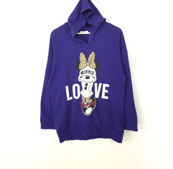 Rare!! Minnie love hoodies sweatshirt
