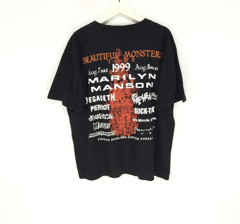 Rare Marilyn manson beautiful monsters vintage 90s concert ...