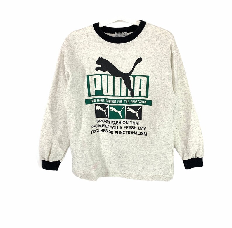 puma sweatshirts etsy
