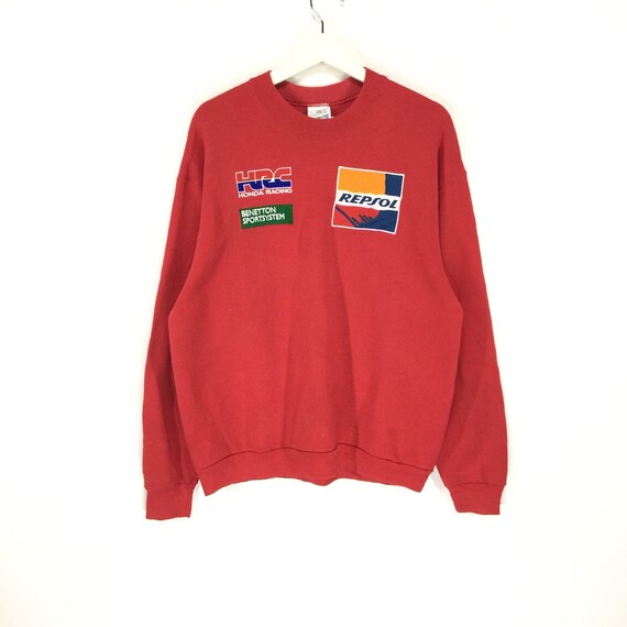 Rare!! Repsol Honda spellout embroidery vintage 90