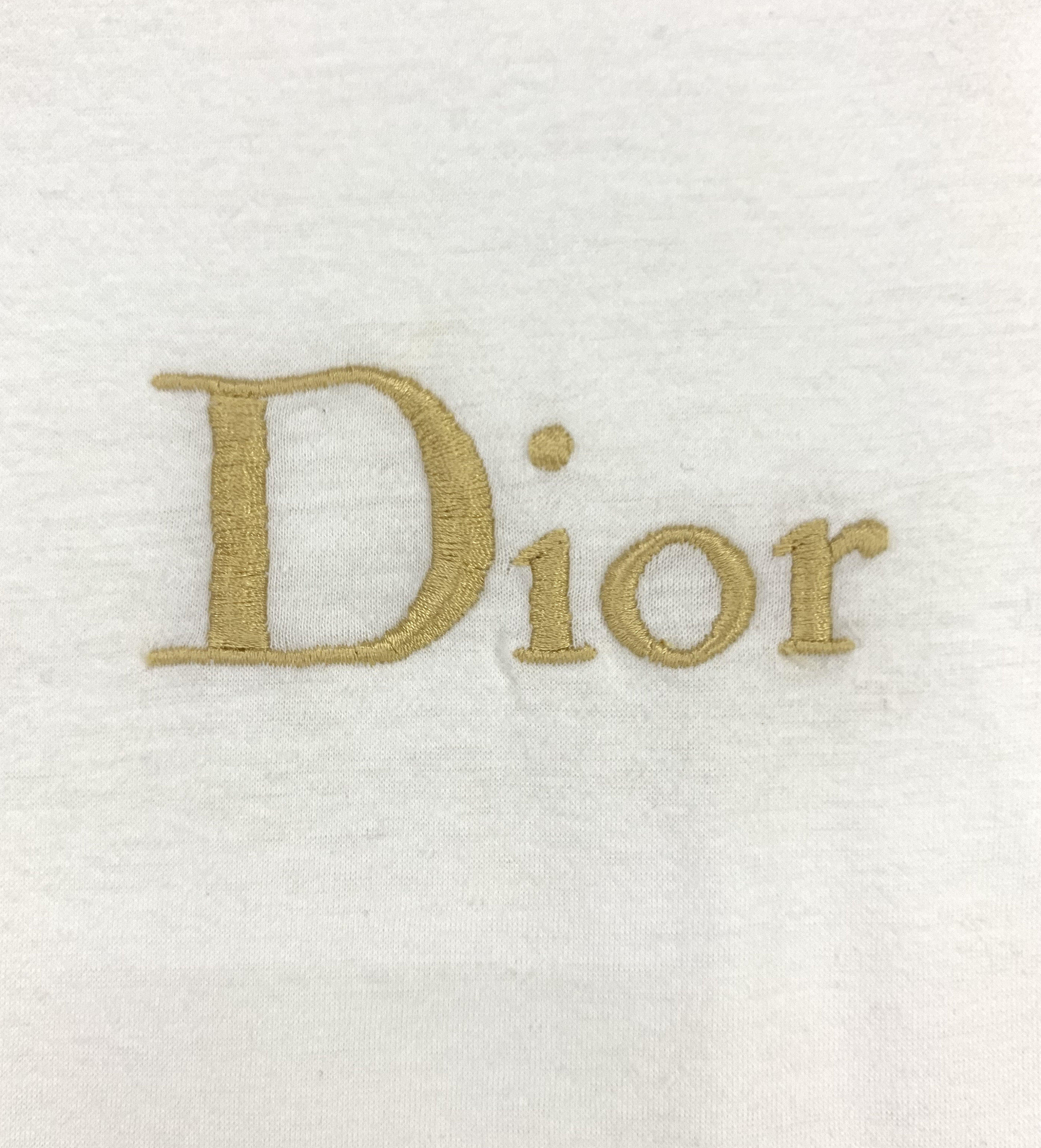 Rare Christian Dior spellout embroidered logo vintage shirt | Etsy