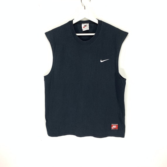 Rare!! Nike swoosh small logo vintage 90s tank top