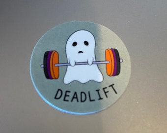 Deadlift Sticker - CrossFit Stickers, Gym Stickers, Waterproof Sticker, Glossy Vinyl Sticker