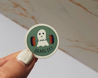 Deadlift Sticker - CrossFit Stickers, Gym Stickers, Waterproof Sticker, Glossy Vinyl Sticker