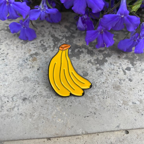 Banaan Emaille Pin, Fruit Emaille Pins, Revers Pin, Broche, Badge, Voedsel Pins, Voedsel Emaille Pins, Zachte Emaille Pin, Fruit Pins