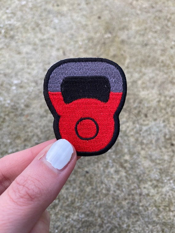 Kettlebell Iron on Patch Crossfit Patch, Gym Patch -  Israel