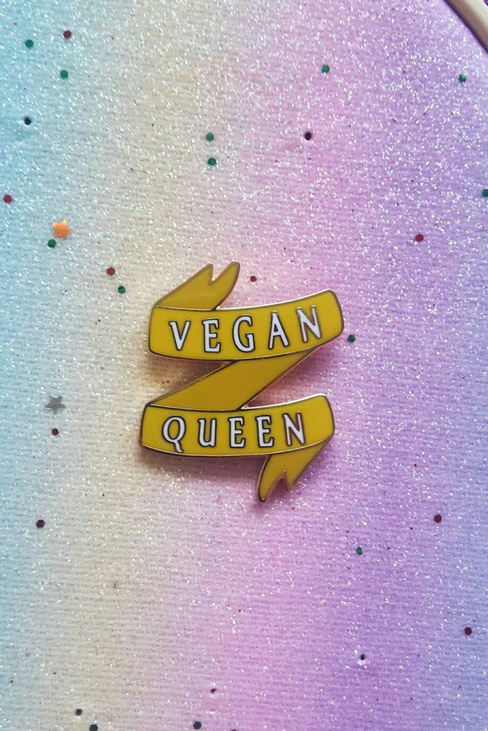 Vegan Enamel Pin Vegan Pin Enamel Pins Vegan Gift Etsy