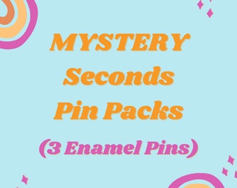 MYSTERY Seconds Pin Packs (3 Enamel Pins)