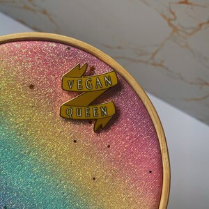 Vegan Enamel Pin Vegan Pin Enamel Pins Vegan Gift Feminist Pin Vegan Enamel Pin Vegan Pin Enamel Pins Vegan Gift Feminist Pin