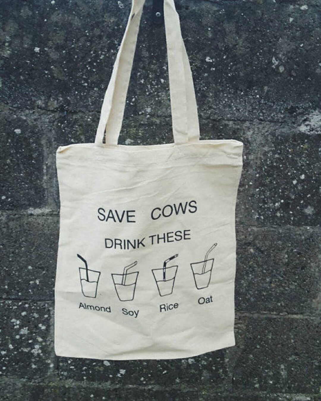 Neoprene Bag - Vegan Tote - 2 Piece Set - Black