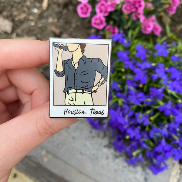 Texas Enamel Pin Etsy