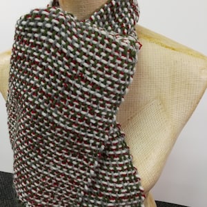 Christmas Scarf - exclusive - tis the season - Green Red White