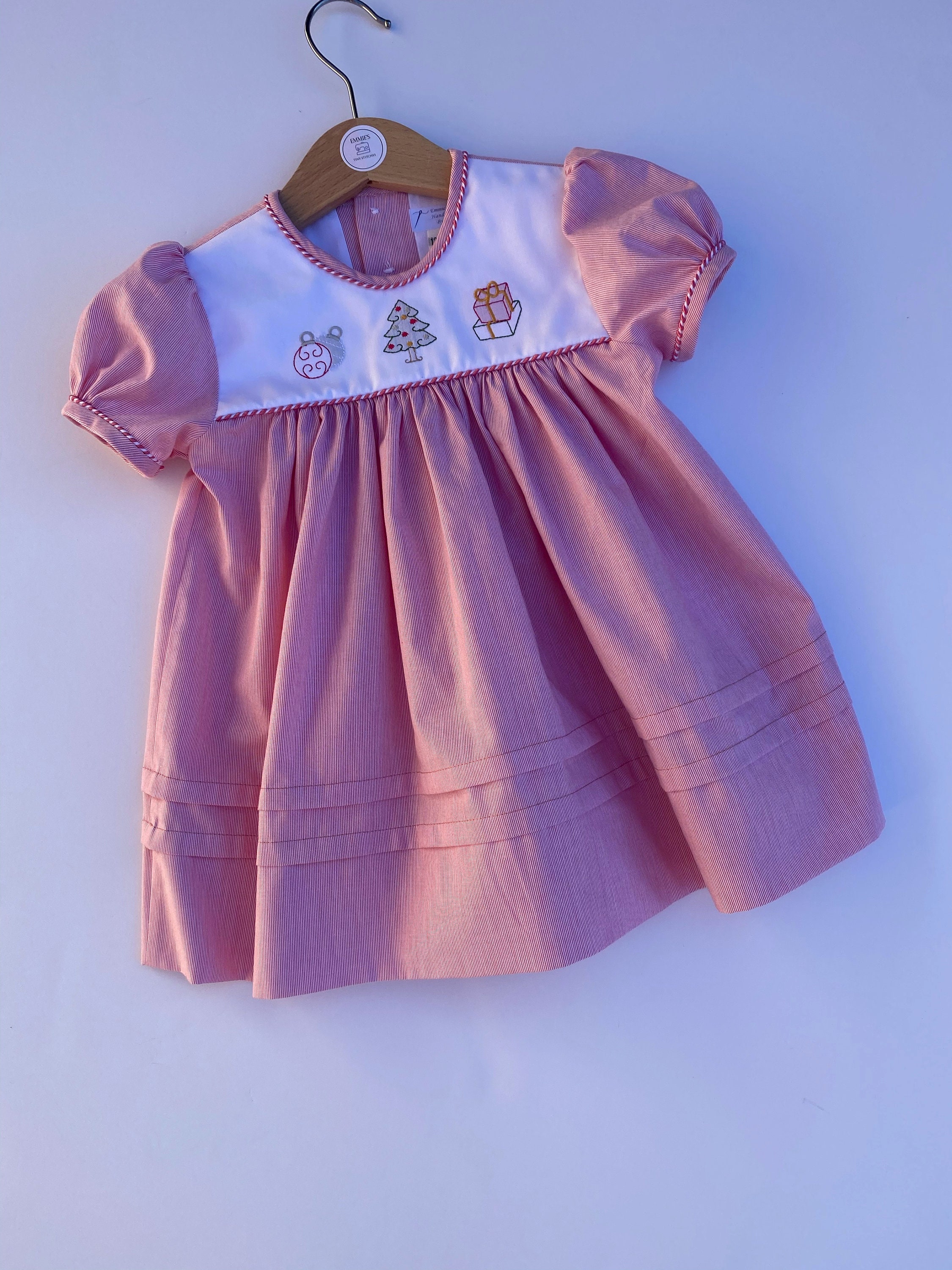 Girl's Christmas Dress Size 12 Months - Etsy UK