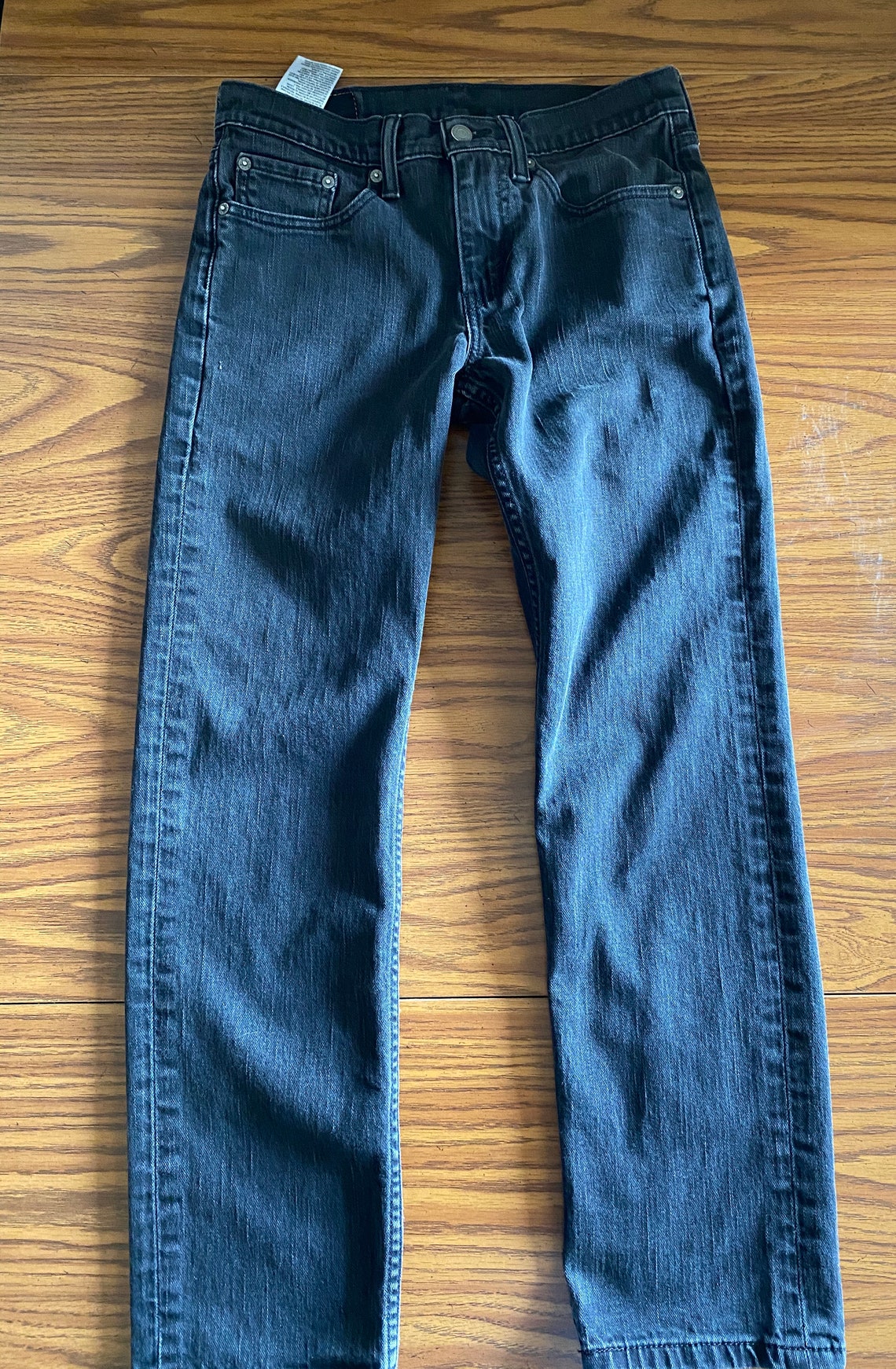 Levi's Black Jeans Size W29 L30 Etsy