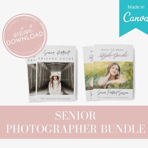Senior Portrait Bundle, Senior Portrait Guide, What to wear guide, Senior Session Prep Guide, Senior Style Guide, Senior Photography