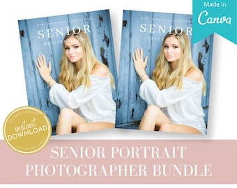 Senior Portrait Bundle, Senior Portrait Guide, What to Wear Guide, Senior Session Prep Guide ...