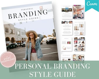 Branding Photography Session Guide, Client Prep Guide, Personal Brand, Session Guide, Photography Canva Templates, Canva Templates