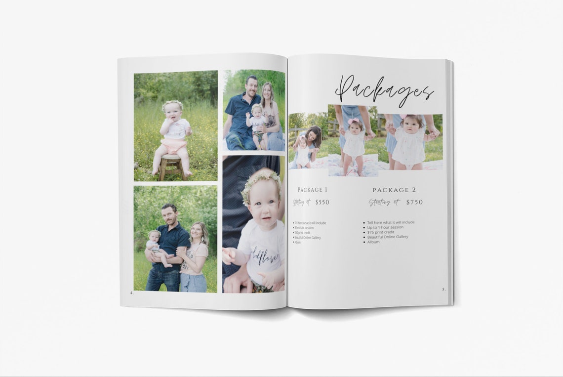 Family Portrait Session Pricing Guide Template For Photographers For family-portrait-session-pricing-guide-template-for-photographers-for
