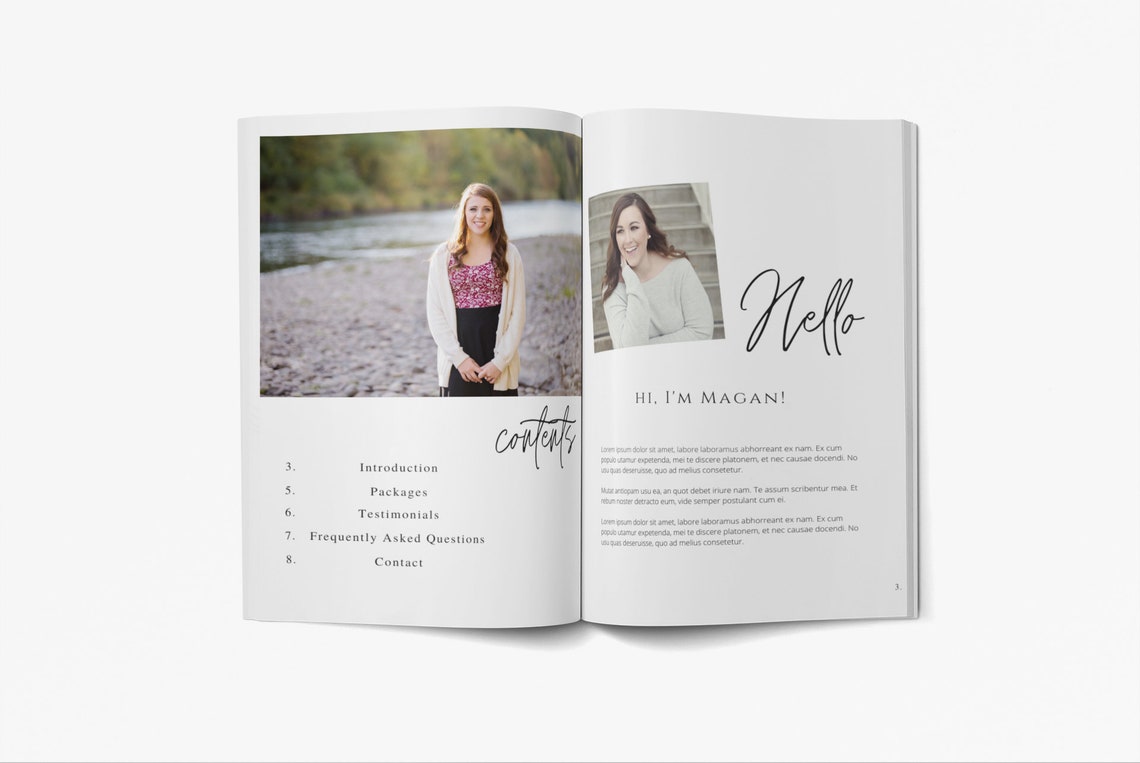 Senior Portrait Bundle, Senior Portrait Guide, What to Wear Guide, Senior Session Prep Guide ...